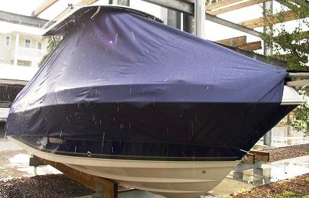 Cobia 236CC, 20xx, TTopCovers™ T-Top boat cover Front   Copy